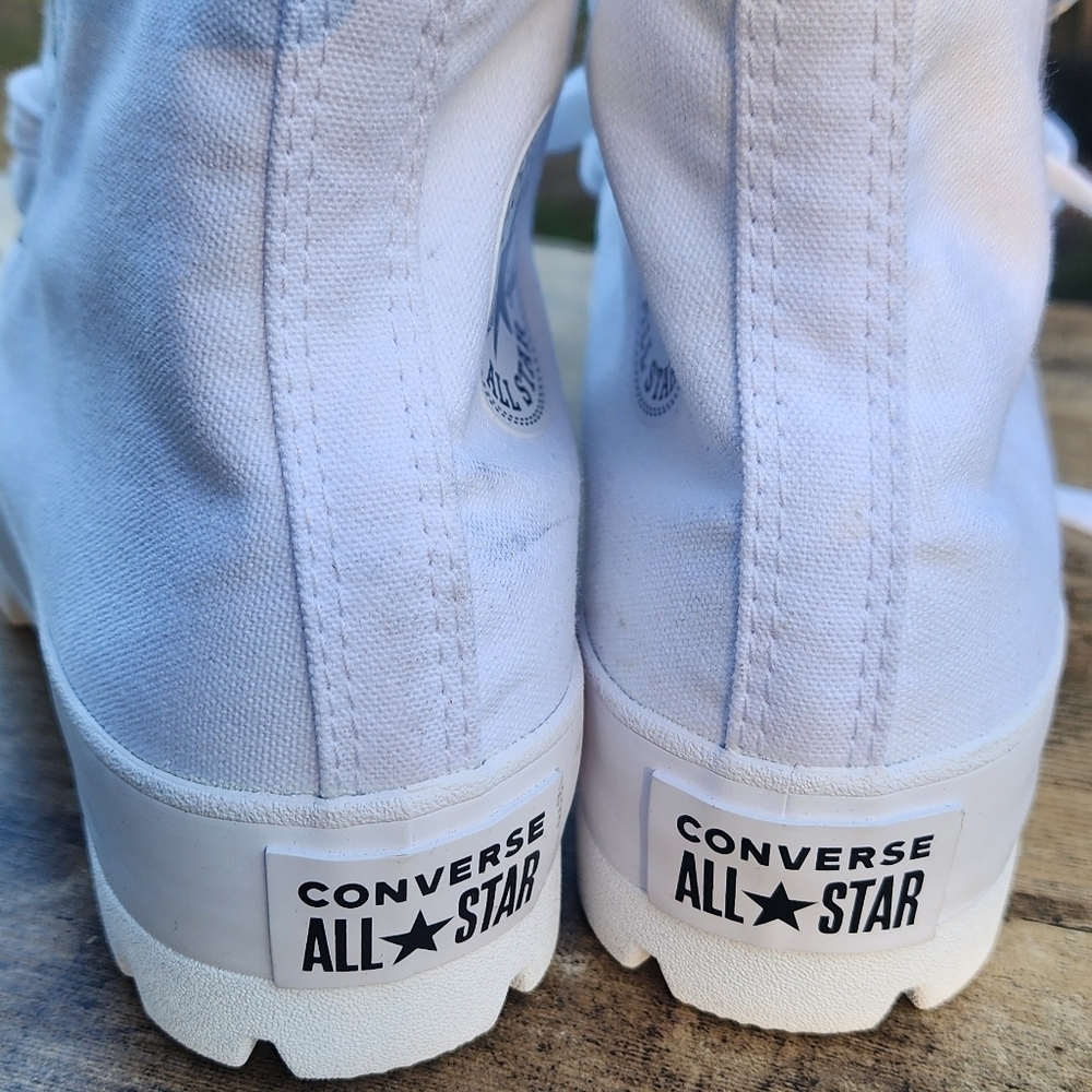 Converse White High-Top Sneakers Classic Design - Picture 6 of 10